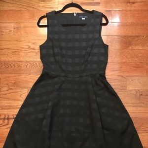 NWOT Tommy Hilfiger Jacquard Plaid Black Dress